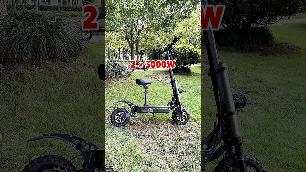 🚀 J30MAX: The Ultimate 6000W Scooter for Urban Commutes! 🏙️