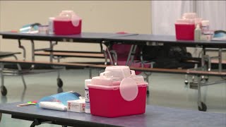Vaccine hubs open in New York