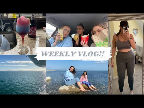 WEEKLY VLOG | travelling home, easter weekend with family & cocktail night