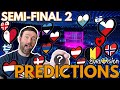  semifinal 2 qualifier predictions  analysis  eurovision 2024