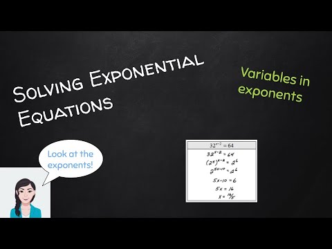 Solving Exponential Equations - YouTube