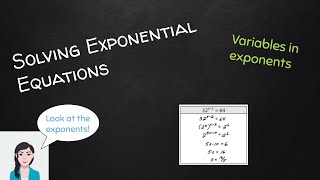 Solve Exponential Equations (Same & Different Bases) | Algebra 2 Step-by-Step
