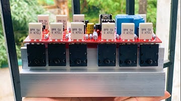 DIY powerful Amplifier using 12 Transistors 2SC5200 & 2SA1943 | DCA Project