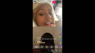 Yung Miami (City Girls) \& Santana Drag Each Other On Instagram Live