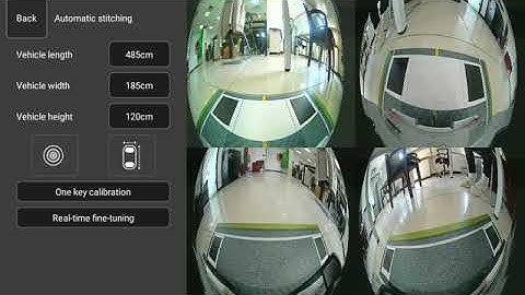 vehicle 360 cameras setup and calibration