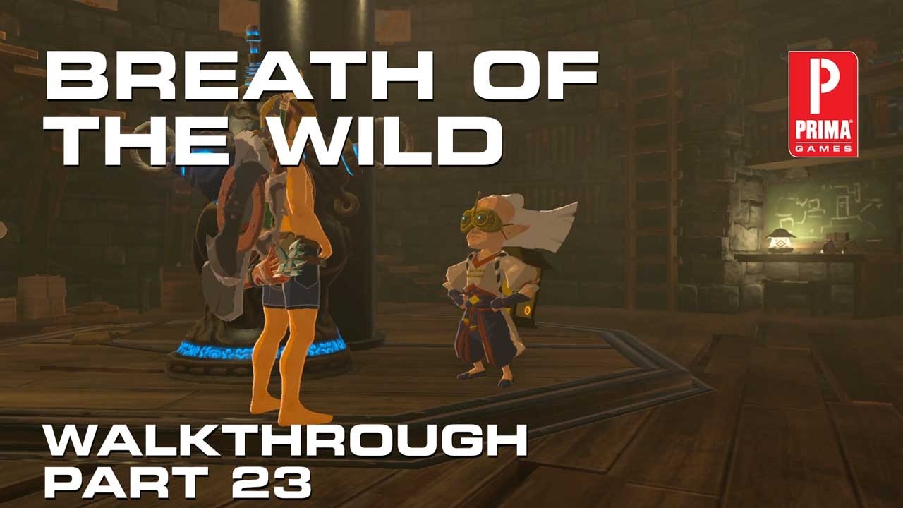 Zelda Breath of the Wild Walkthough Part 23 Robbies Research and The