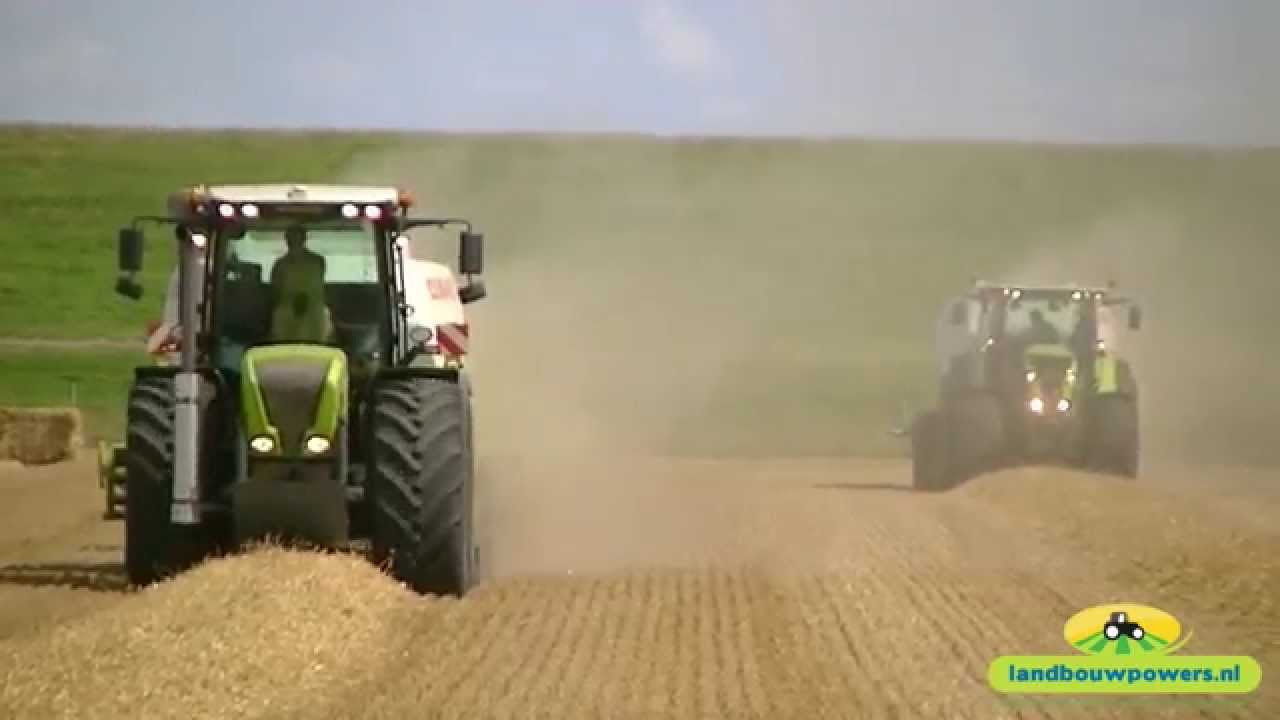 Landbouwbedrijf Westerhof volop in de stro race 2014