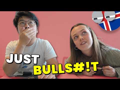 Don't tell our Icelandic teacher THIS is how we learn...
