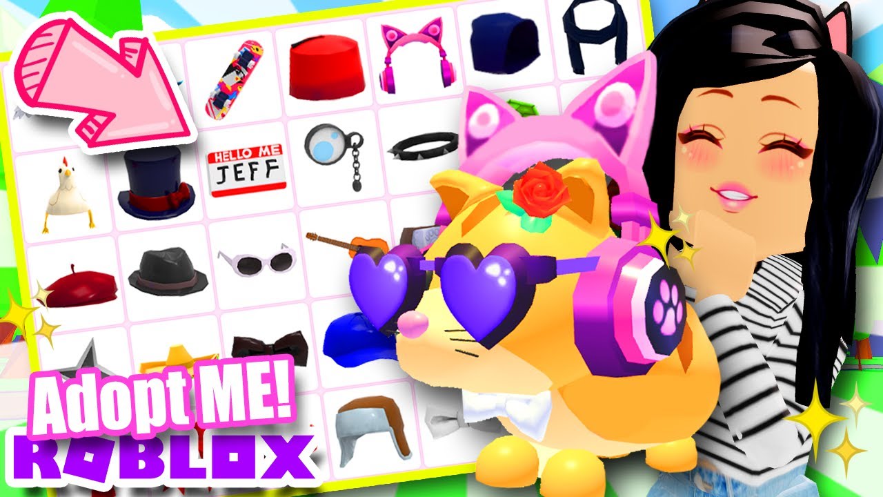New Trying On Every Pet Accessory In Adopt Me Roblox Dress Your - cute outfits in adopt me roblox