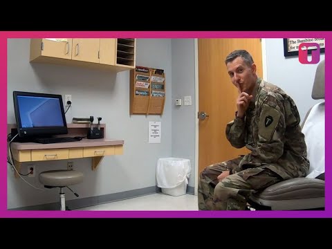 Military Husband Poses As Patient To Surprise Wife On Return Home