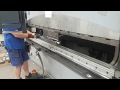 Safan press brake in working process