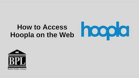 How to Access Hoopla on the Web