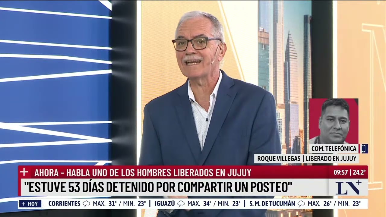 Habló uno de los hombres liberados: 