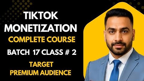 TikTok Monetization Course 2025 || Tiktok Earning Guide for Beginners || Malik Asif batch 17 Part 2