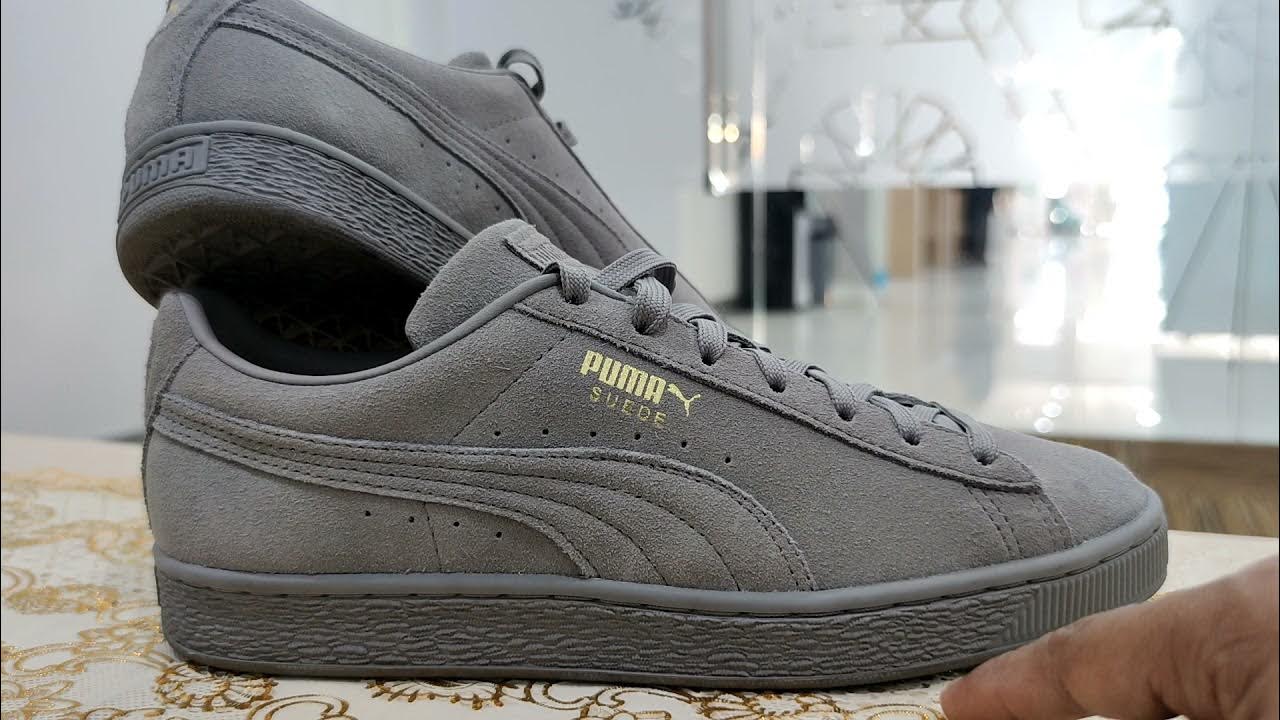 UNBOXING PUMA SUEDE MONO XXI STEEPLE GRAY// REVIEW PUMA SUEDE MONO XXI PUMA SUEDE MONO ABU-ABU - YouTube