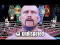 Oleksandr usyk came after all of my belts undisputed career ep 13