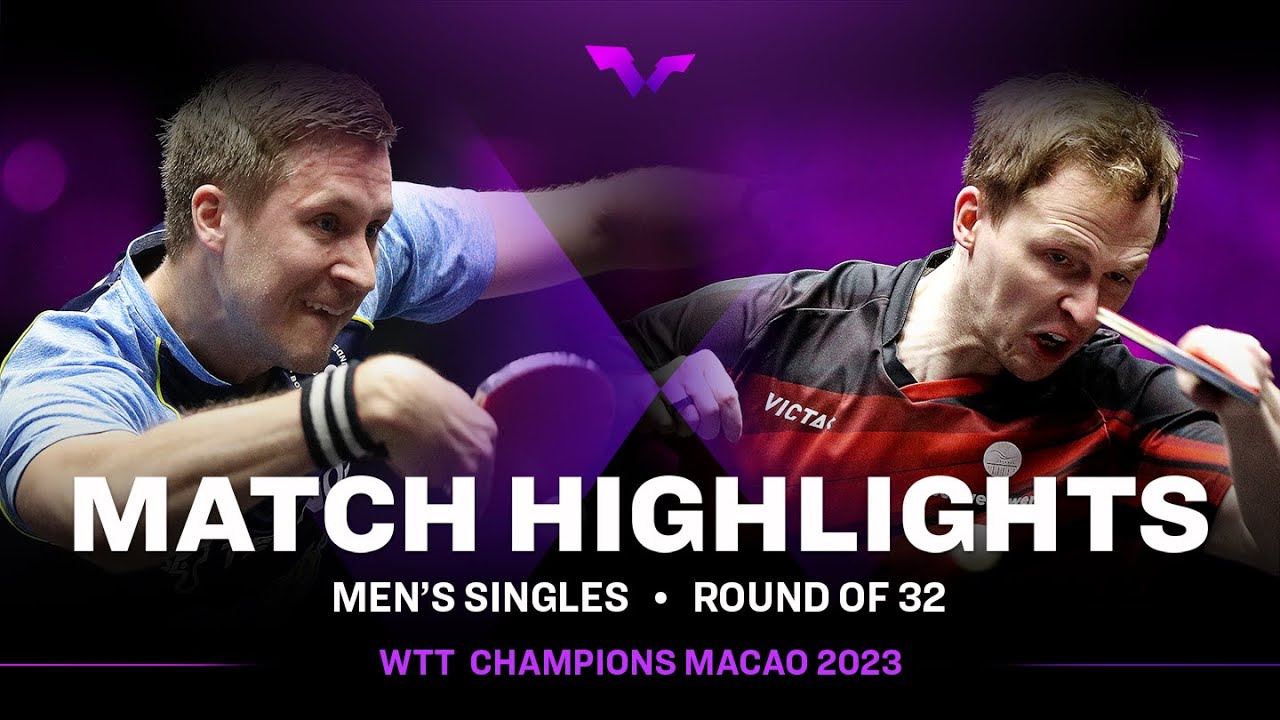 Benedikt Duda vs Mattias Falck MS R32 WTT Champions Macao 2023