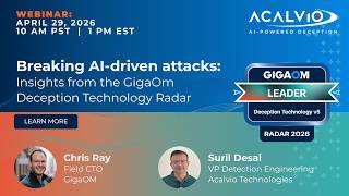 Famous Breaking AI-driven attacks: Insights from the GigaOm Deception Technology Radar Profile