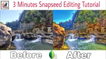 3 Minutes Snapseed Pro Photo Editing Tutorial 2020 | Snapseed Nature Photo Editing Tutorial 2020