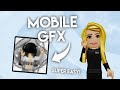 How to create a roblox gfx on mobile super easy