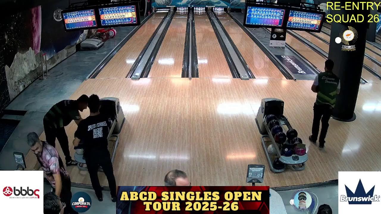 ABCD SINGLES OPEN 2025 - 2026 RE-ENTRY SQUAD 26 / LANES 1-4