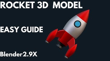 space rocket modeling in blender 2.92 easy guide step by step