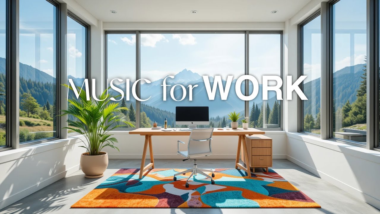 WORK MUSIC 2025 🎧  – Focus & Productivity Music | Study, Office, Deep Work