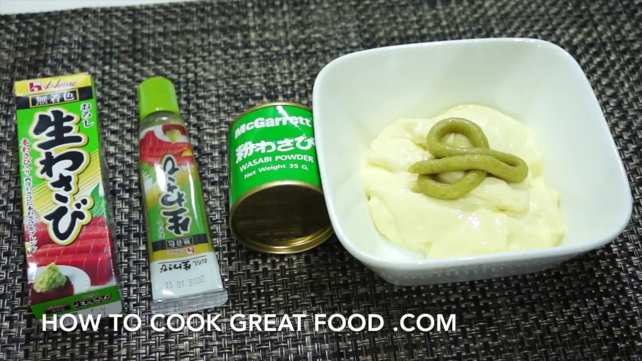 Wasabi Mayo - Recipes with Wasabi - Mayonnaise - Wasabi powder Paste ...