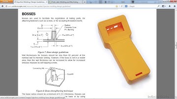 SolidWorks - Molded Part Design Tutorial | Design Guidelines