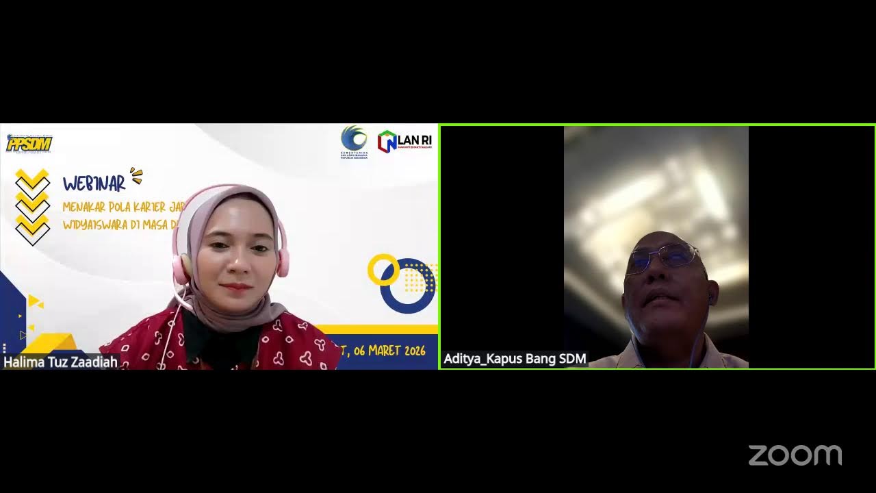 Webinar Menakar Pola Karir Jabatan Fungsional Widyaiswara di Masa Depan