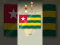Design of Togo Flag...#shorts