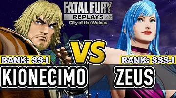 FF COTW ▰ KIONECIMO (Ken) vs ZEUS (B.Jenet) ▰ Fatal Fury CotW High Level Gameplay