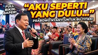 BIKIN BAPER! Momen Langka Prabowo Nyanyikan 
