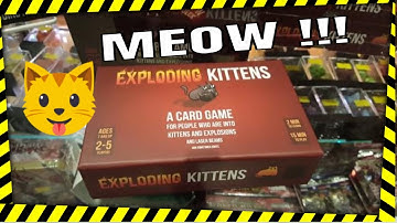 Exploding kittens Meow Box !!  #explodingkittens  #tabletop  #mikemartins