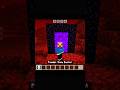 Minecraft Nether MLG Trick! ❄️ (99% Log Fail) #Shorts