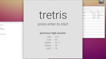 TRETRIS (3d tetris) demo