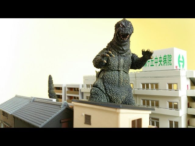 S.H.MonsterArts ゴジラ 1964 出現Ver. レビュー - YouTube