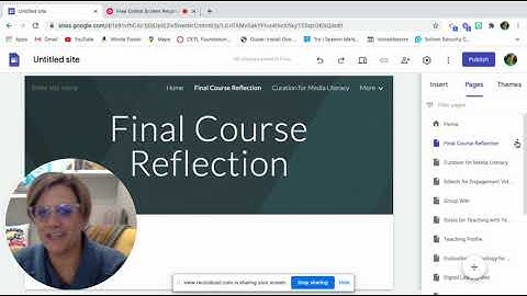 EDUC 5750 e portfolio setup