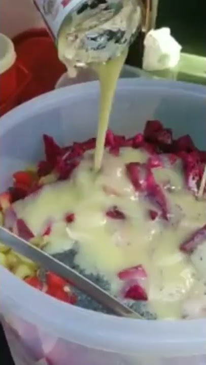 sup buah | sop buah yg lagi VIRAL uhh sedap seger | sreetfood | buah segar