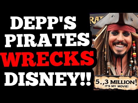 Disney GETS WRECKED as Johnny Depp’s Pirate win hits 5.3 MILLION more PEOPLE?! WOW!
