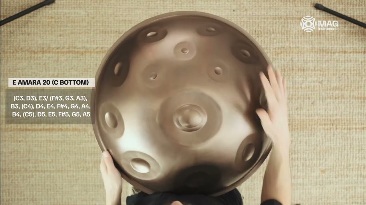 E Amara 20 Handpan - MAG Instruments - YouTube