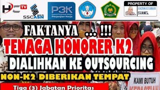 🔴BUNTUT SE MenPAN_RB Terbaru || Honorer K2 Menolak Outsorching,Pemerintah Tidak Serius❗Boikot❌PPPK