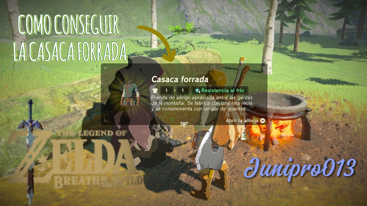 TUTORIAL PASO A PASO✅ conseguir CASACA FORRADA🧥 en ZELDA  
