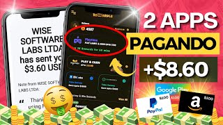 ¡RECIBE +$8.60! 🤑💸 2 SUPER Apps MÁS FÁCILES para GANAR DINERO a PAYPAL🔥 (SI PAGAN) 2025 🤑