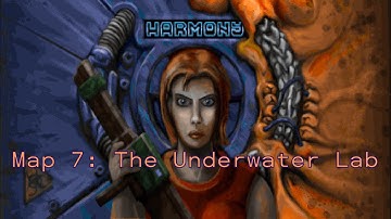 Doom 2: Harmony walkthrough no commentary Map 7: The Underwater Lab