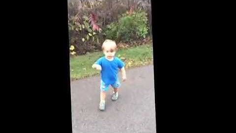 Running on bike path