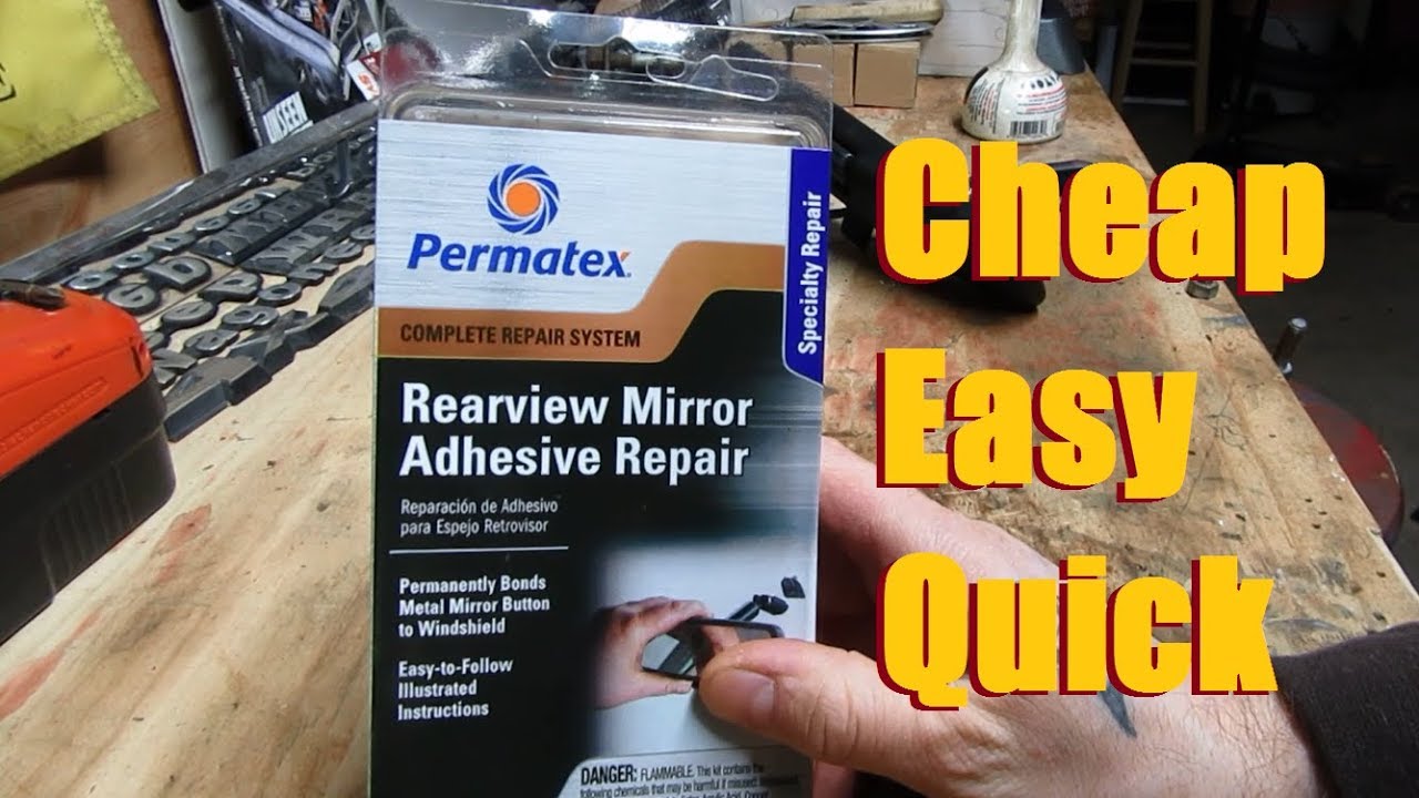Permatex Demo: Rearview Mirror Adhesive Kit 
