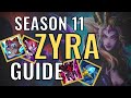 How I Won 8 Straight Zyra Games to Start Season 11 | Zyra Support Guide