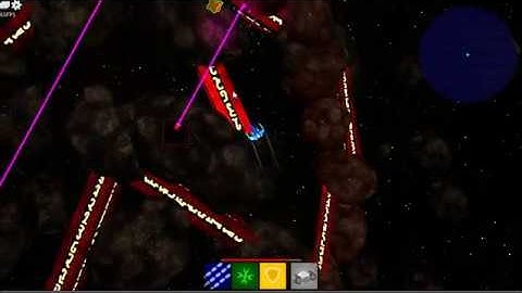 Bullet hell prototype with Godot Engine: asteroid fortress