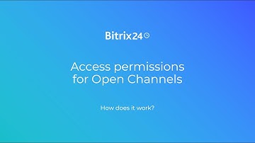 Access permissions for Open Channels